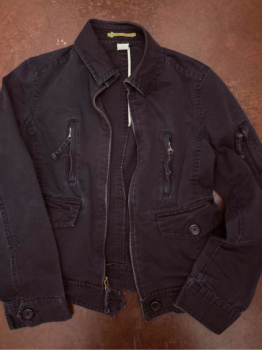 J. Crew Black Military-Style Field Jacket